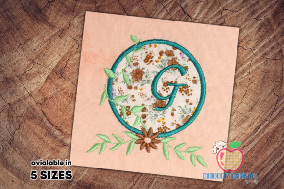 Beautiful Floral Frame Applique Review