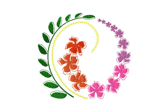 Dancing Flowers Wreath: An Embroidery Seller’s Review