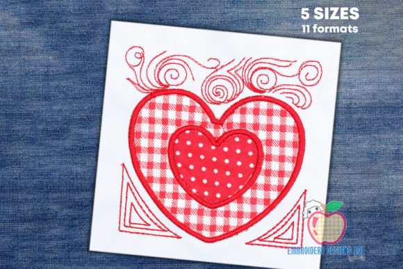Double Floral Heart Applique: A Craft Fair Review