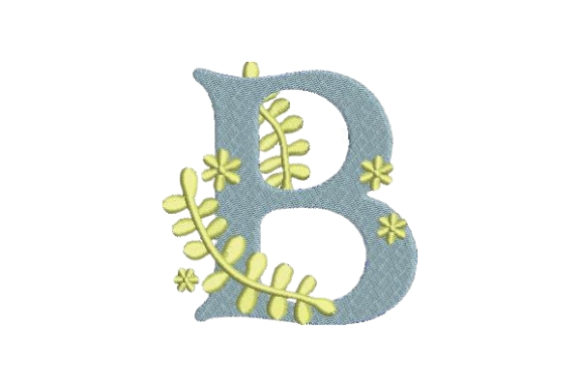 Floral Alphabet B: Seasonal Embroidery Review