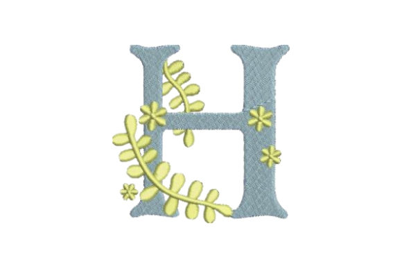Floral Alphabet H: Boutique Sweatshirt Design Review