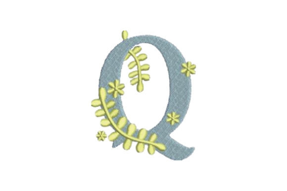Floral Alphabet Q: A Sweatshirt Design Review
