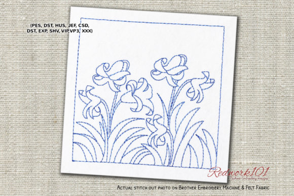 Floral Pattern Redwork: An Etsy Seller Review