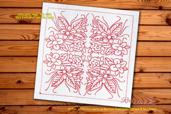 Floral Quilt Block: A Craft Fair Seller’s Review