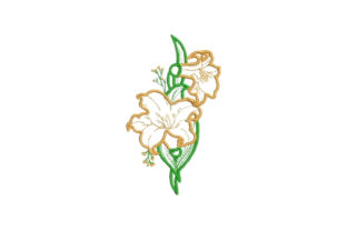 Orange Flowers Embellishment Outline Review