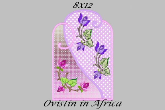 Pink Purple Floral Applique Placemat Review