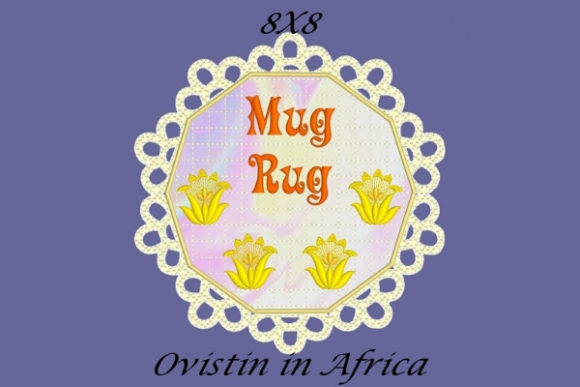Unique FSL Mug Rug: A Holiday Embroidery Review