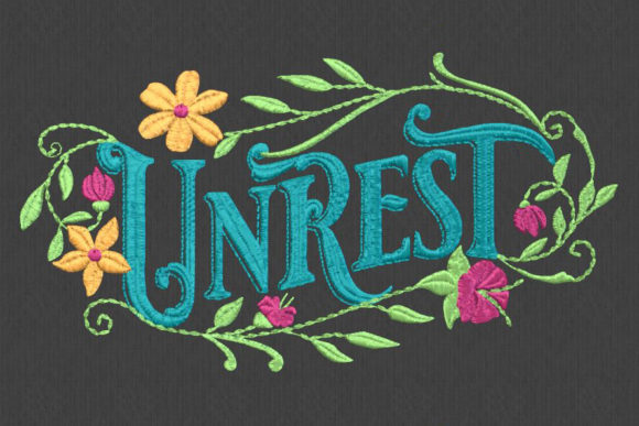 Unrest: Vintage Flair for Edgy Embroidery Gifts